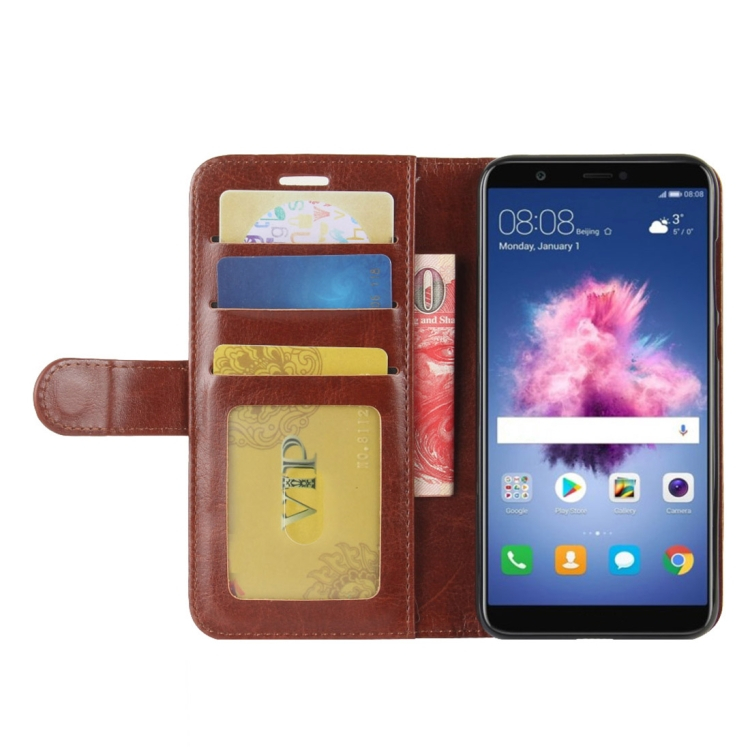 Huawei P smart lompakkokotelo, ruskea