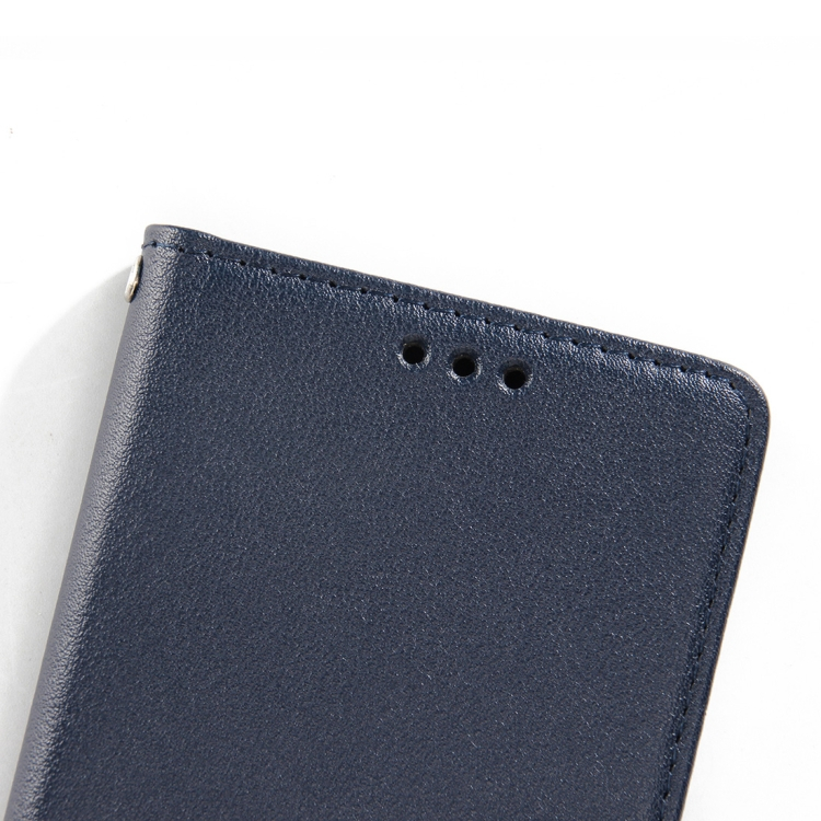 Huawei P Smart nahkainen suojakotelo (Tummansininen)