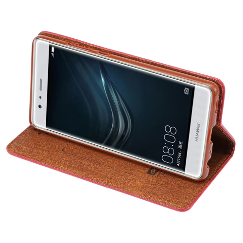 Huawei P9 suojakotelo korttipaikoilla (punainen)