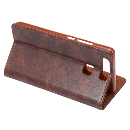 Huawei P9 suojakotelo korttipaikoilla (ruskea)