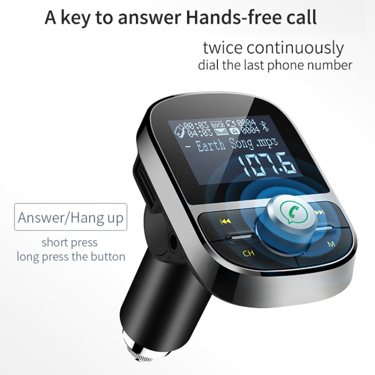 HY92 Dual USB FM-lähetin, MP3-musiikkisoitin autoon