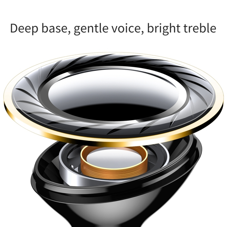 Nappikuulokkeet säätönäppäimellä ja mikrofonilla, musta