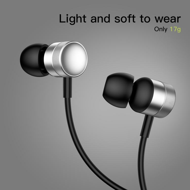 In-Ear stereo nappikuulokkeet, musta