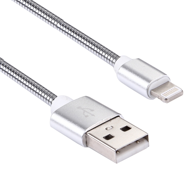 Lightning latauskaapeli, 1m, hopea