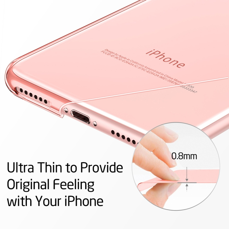 iPhone 8 / iPhone 7 suojakuori, vaaleanpunainen