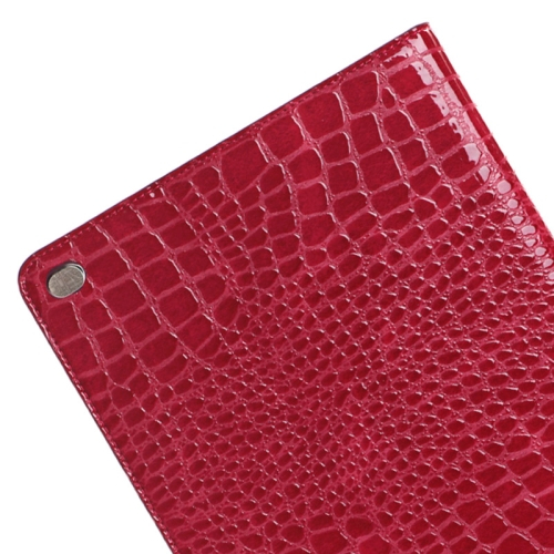 iPad Air 2 krokotiilikuvioinen nahkainen suojakotelo, magenta