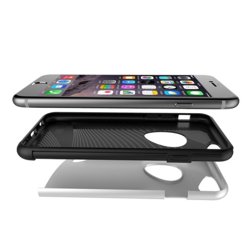 Suojakotelo iPhone 6 / 6S puhelimelle, hopea