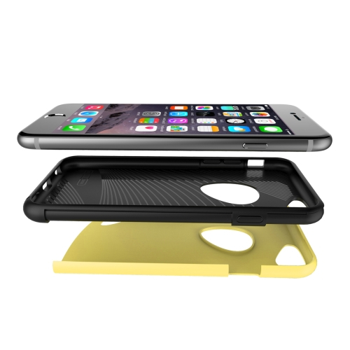 Suojakotelo iPhone 6 / 6S puhelimelle, keltainen