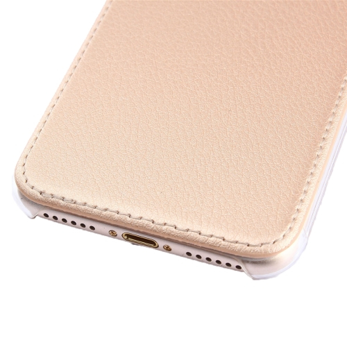 IPhone 7 / iPhone 8 suojakuori, tekonahka, kulta