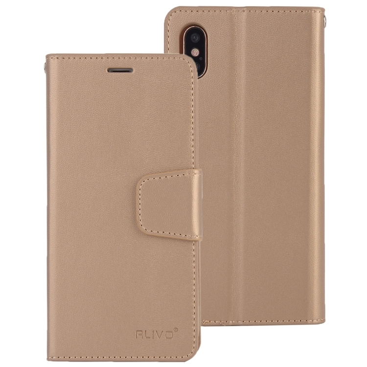 iPhone X lompakkokotelo (kulta)