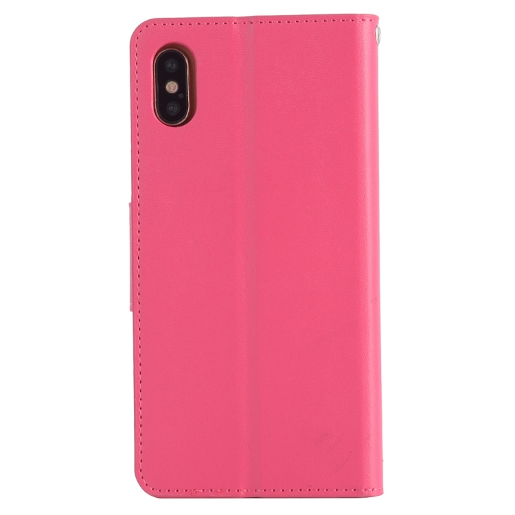 iPhone X lompakkokotelo (magenta)