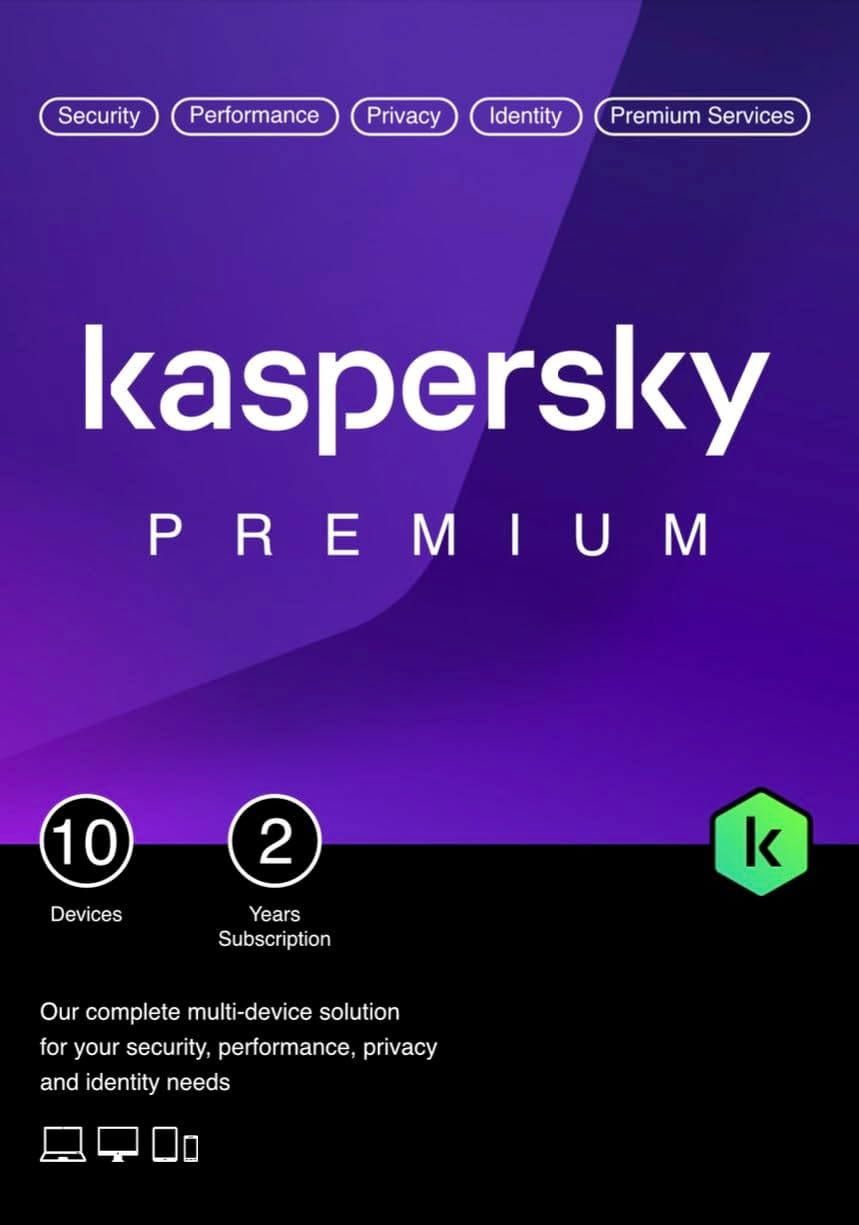 Kaspersky Premium Total Security 10 laitetta / 2 vuotta