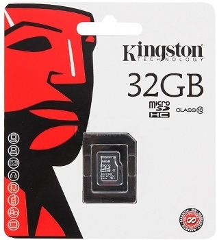 Kingston MicroSDHC muistikortti 32 Gt (luokka 10)