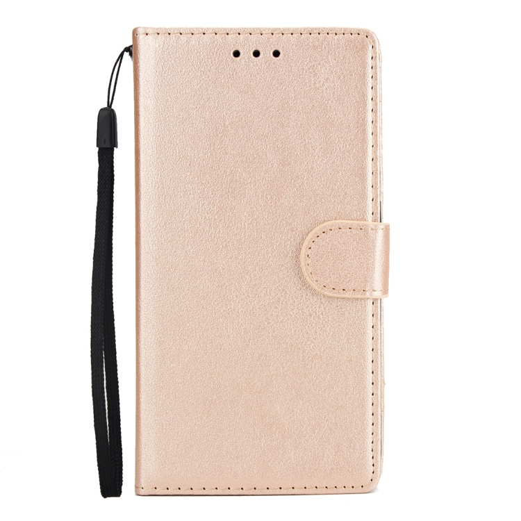 Huawei Mate 10 Lite nahkainen suojakotelo korttipaikoilla (Kultainen)