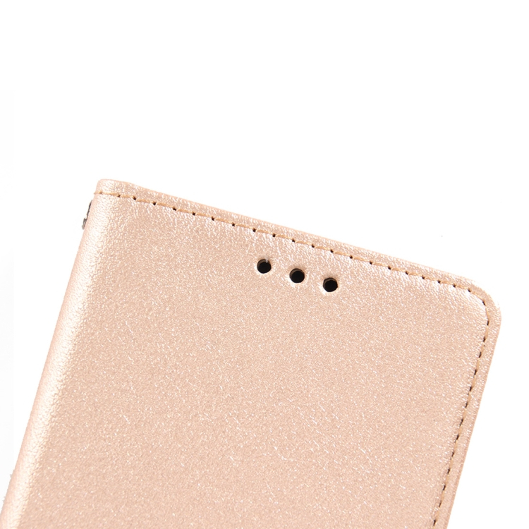 Huawei Mate 10 Lite nahkainen suojakotelo korttipaikoilla (Kultainen)