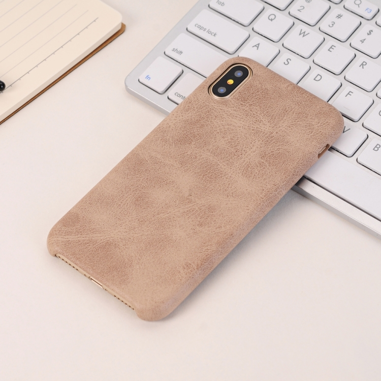 iPhone X suojakuori (ruskea)