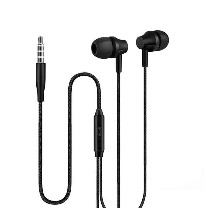 Pienet nappikuulokkeet mikrofonilla