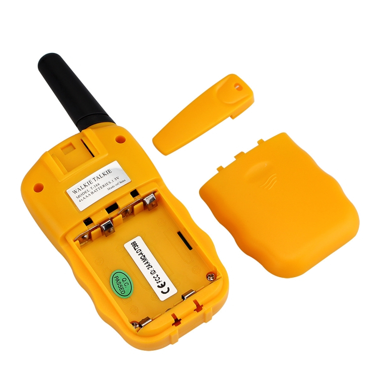 Lasten radiopuhelin Walkie Talkie (Keltainen)