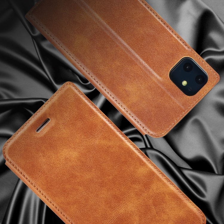 iPhone 11 nahkainen suojakotelo (Harmaa)