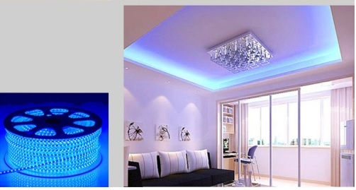 LED-valonauha 2835 SMD, sininen, vedenkestävä , 5 m