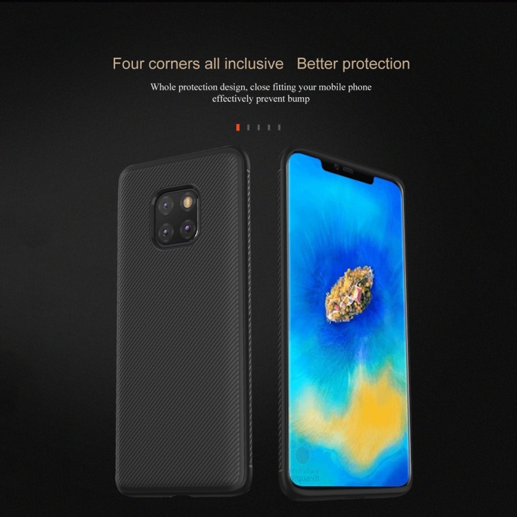 Huawei Mate 20 Pro TPU-suojakotelo (Musta)