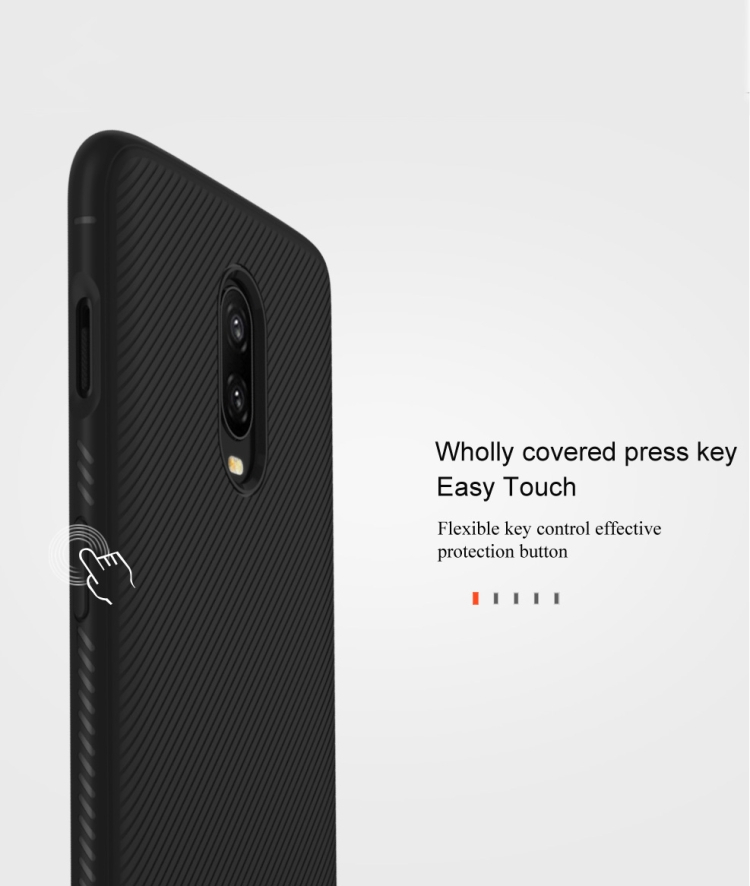 OnePlus 6T TPU suojakotelo (Musta)