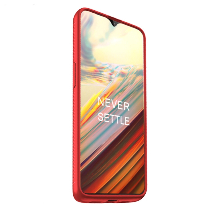 OnePlus 6T TPU suojakotelo (Punainen)