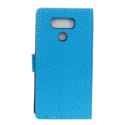 LG G6 nahkainen lompakko/suoja (sininen)