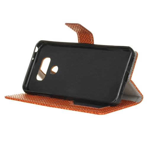 LG G6 nahkainen lompakko/suoja (ruskea)