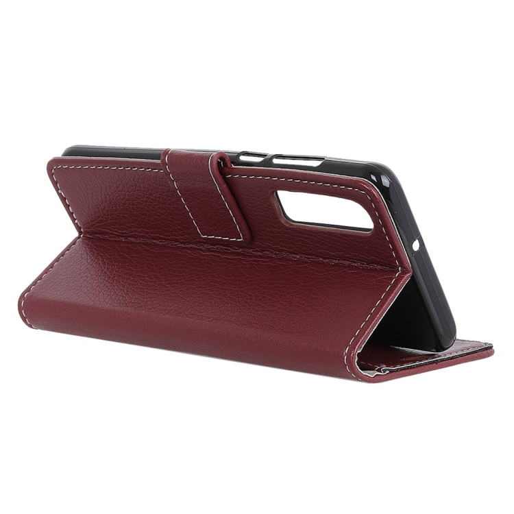 Huawei P30 nahkainen suojakotelo (ruskea)