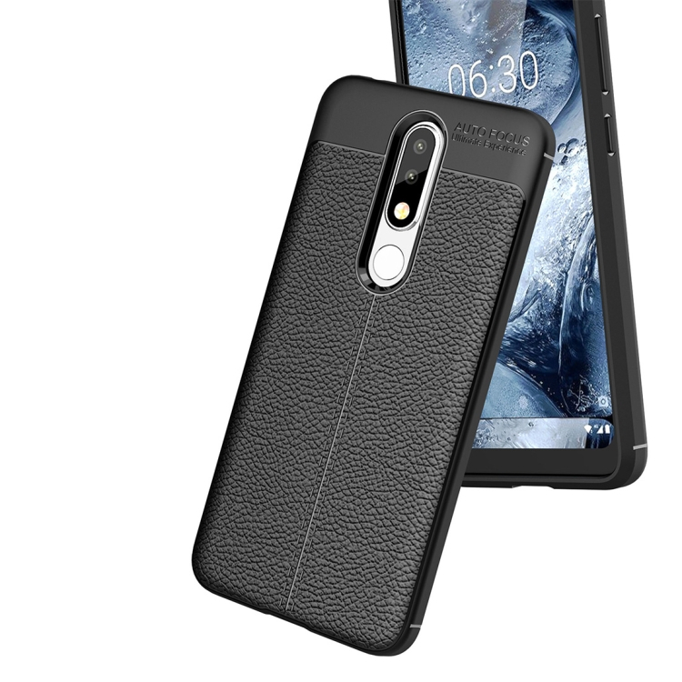 Nokia 5.1 Plus suojakuori (musta)