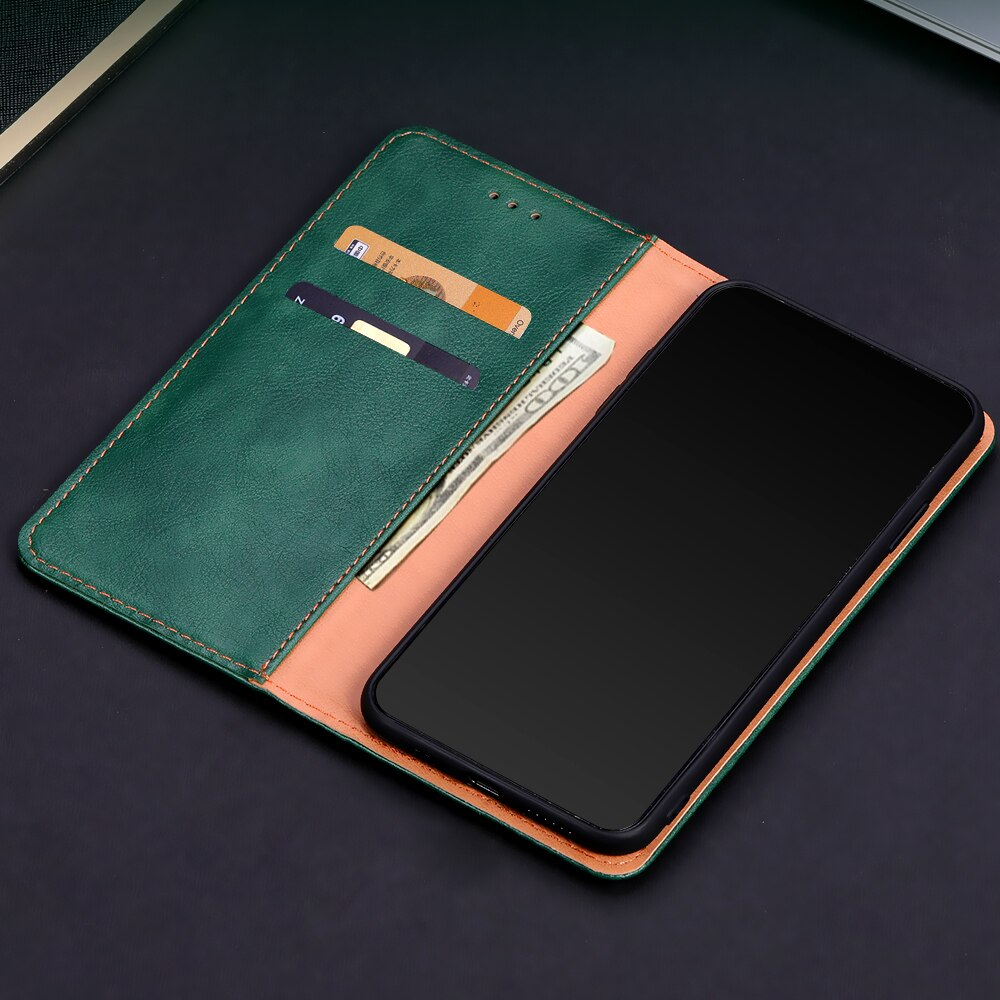 Samsung Galaxy A8 nahkainen suojakotelo (musta)