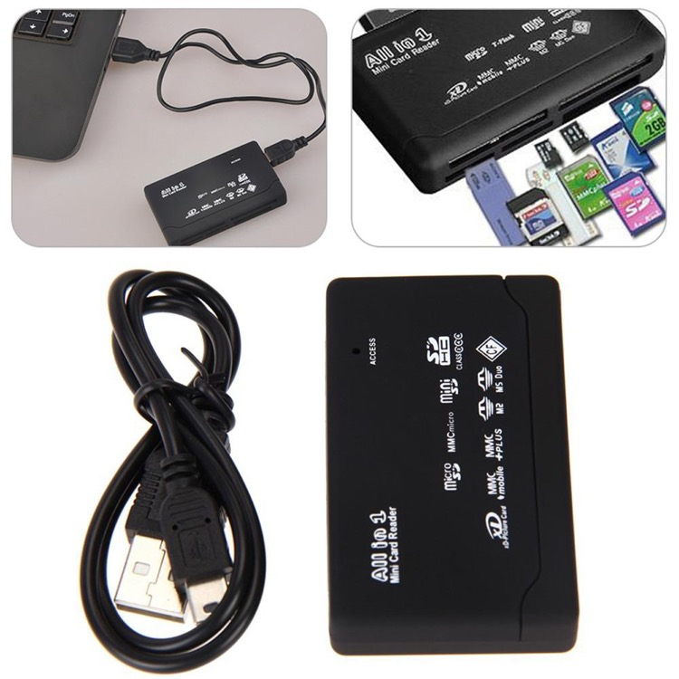 USB 2.0 All in 1 Kortinlukija 