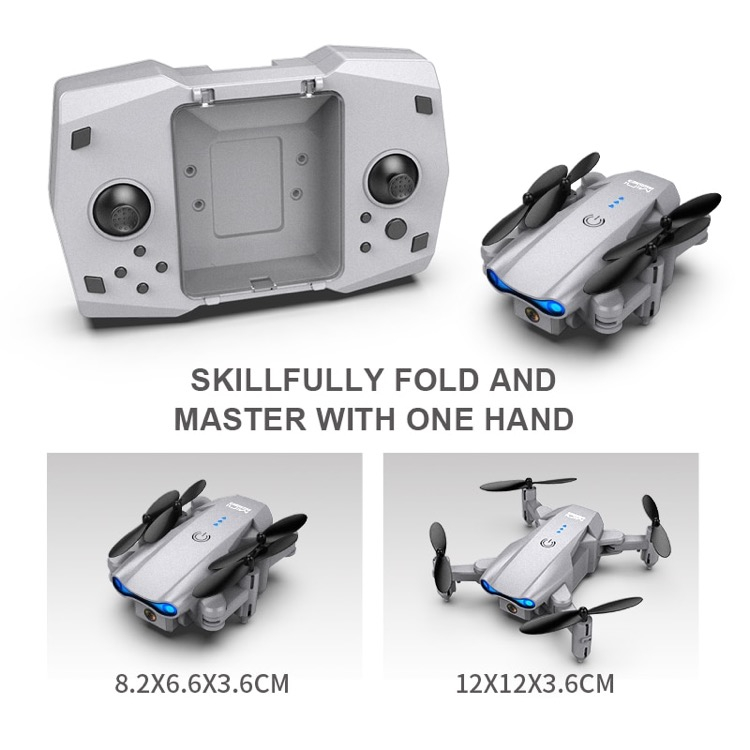 RC-Drone ilman kameraa (Musta)