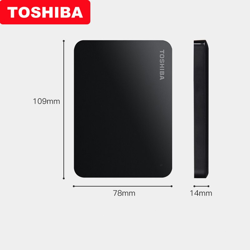 TOSHIBA CANVIO BASICS ulkoinen kiintolevy, USB 3.0, musta, 2.5"