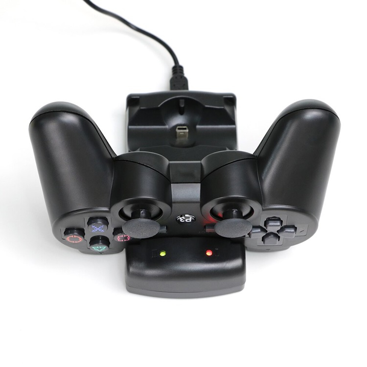 Kahden ohjaimen latausasema PS3:lle