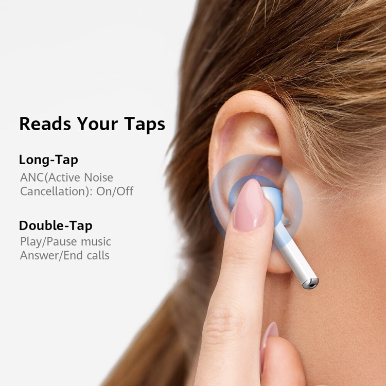 Huawei FreeBuds 3i Bluetooth kuulokkeet (Musta)