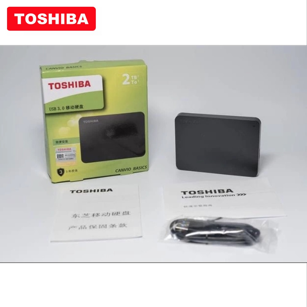 TOSHIBA CANVIO BASICS ulkoinen kiintolevy, USB 3.0, musta, 2.5"