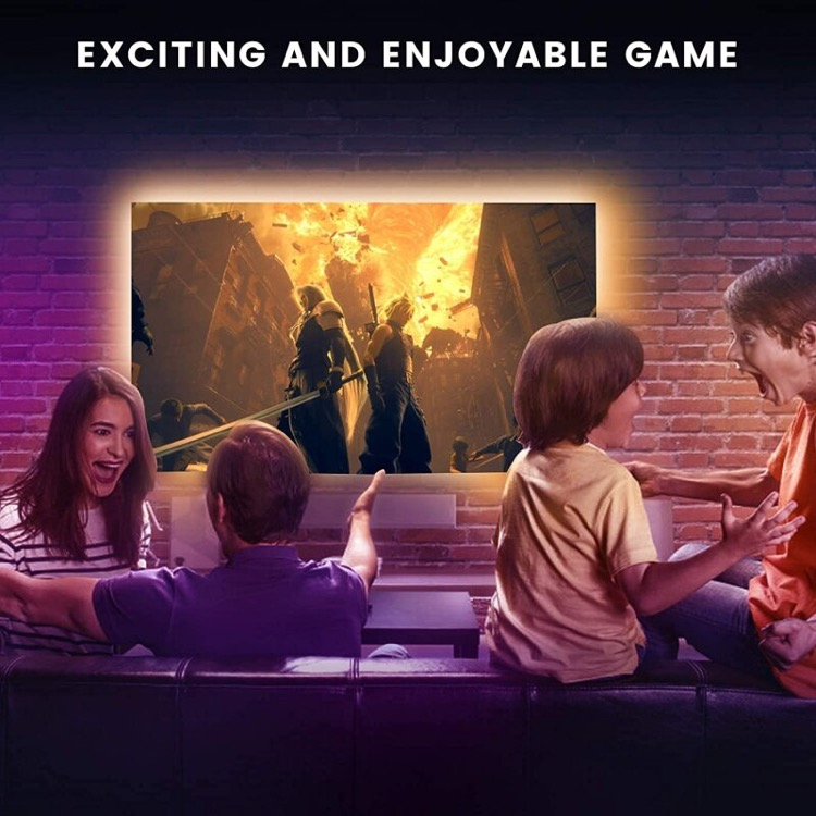 USB LED-valonauha televisioon, 5 m, (Värit säädettävissä)