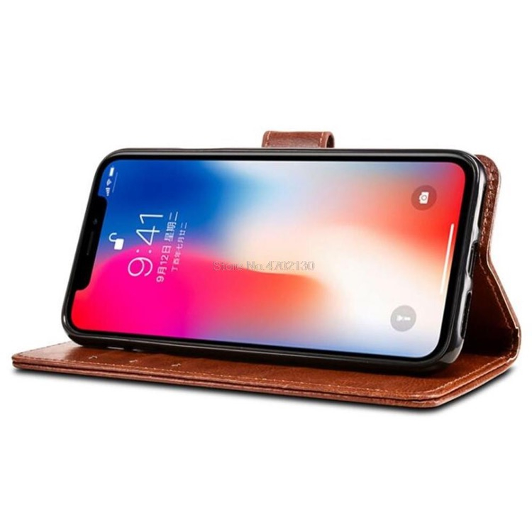 Nokia 9 PureView nahkainen suojakotelo (Musta)