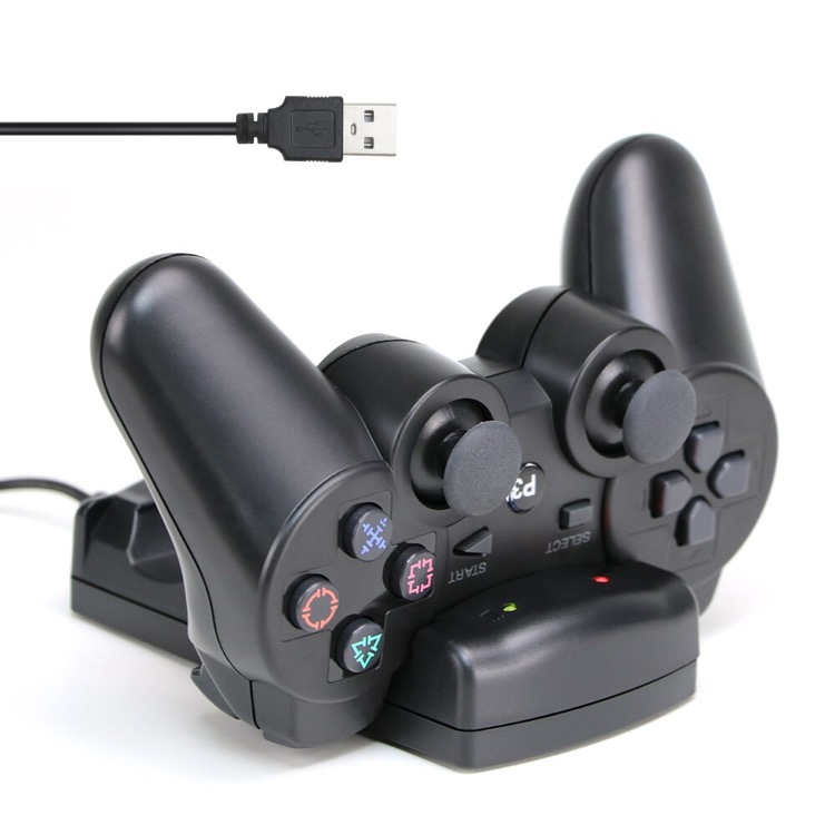 Kahden ohjaimen latausasema PS3:lle