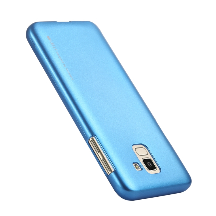 Samsung Galaxy J6 (2018) pehmeä TPU-suojakotelo (Sininen)