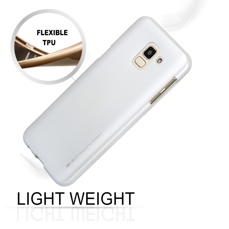 Samsung Galaxy J6 (2018) pehmeä TPU-suojakotelo (Hopea)