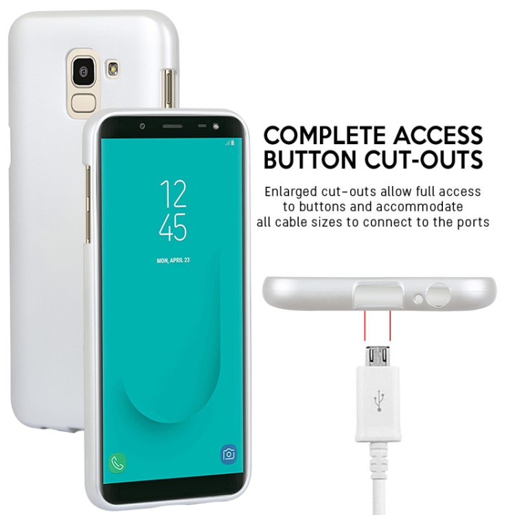 Samsung Galaxy J6 (2018) pehmeä TPU-suojakotelo (Hopea)