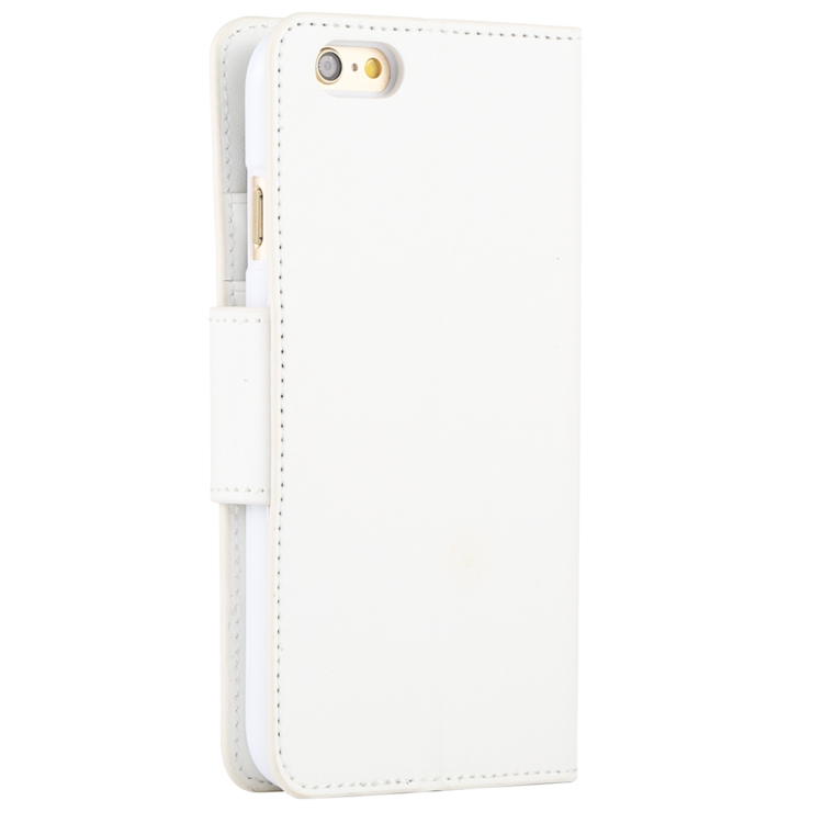 iPhone 6 / 6s käännettävä suojakotelo lompakolla (Valkoinen)