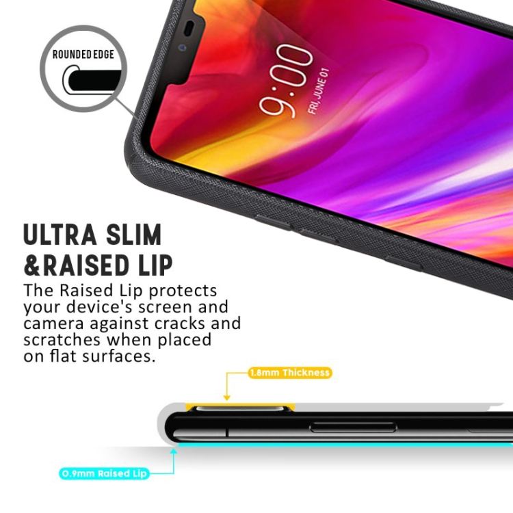 LG G7/G7+ ThinQ TPU-kotelo (Musta)