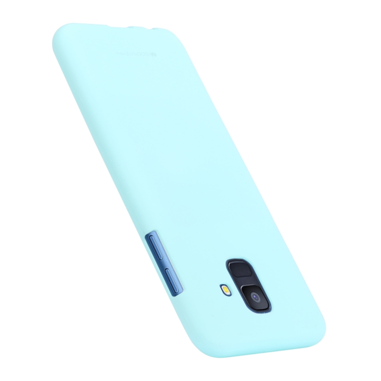 Samsung Galaxy A6 2018 pehmeä TPU-suojakotelo (Mintunvihreä)