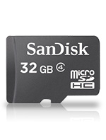SanDisk MicroSDHC muistikortti 32Gt 