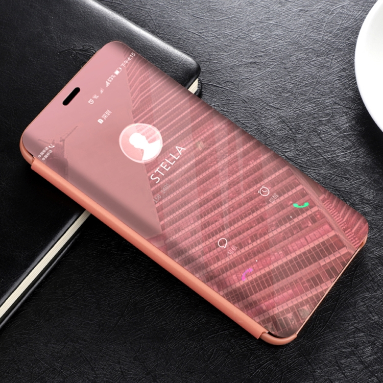 Huawei Mate 20 Pro kiiltävä käännettävä suojakotelo (Ruusukulta)