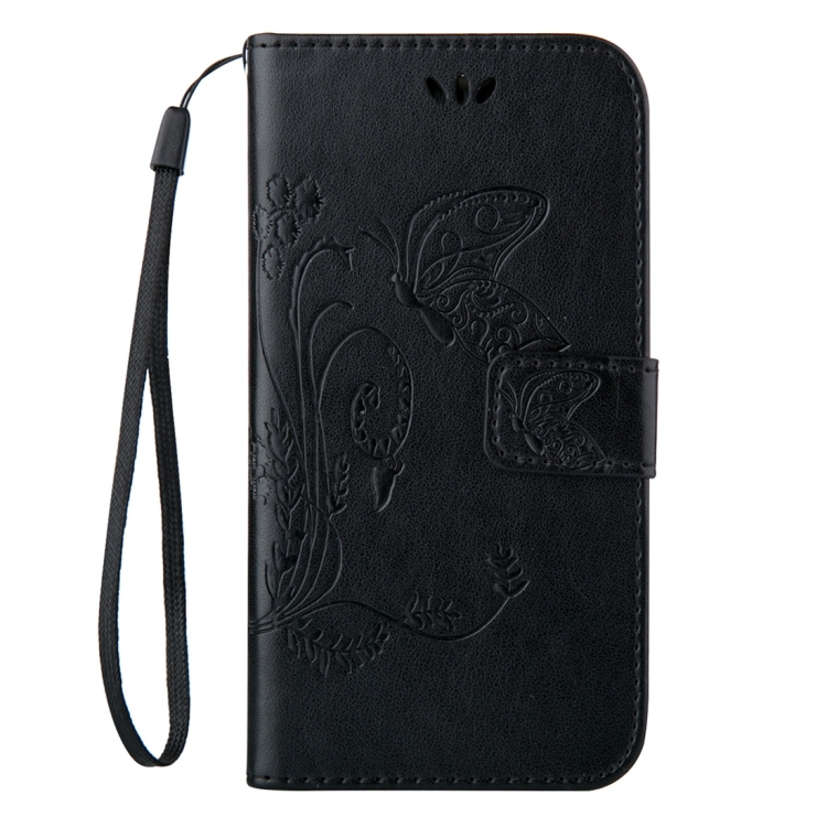 Huawei P8 Lite nahkainen suojakotelo (musta)